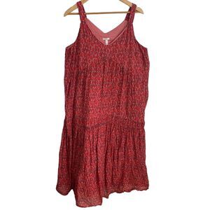 Joie Tea Rose Maxi Dress‎ Womens Large Sleeveless Tiered Flowing Summer Cottage